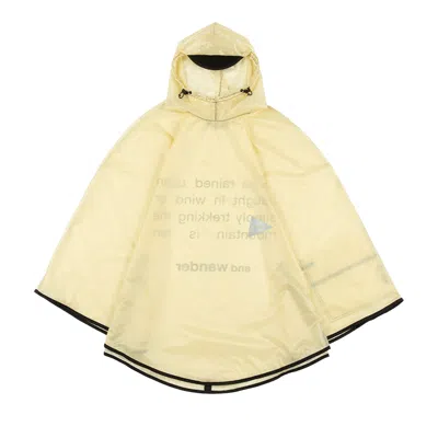 Pre-owned And Wander Sil Poncho 'off White' | Men's Size Onesize