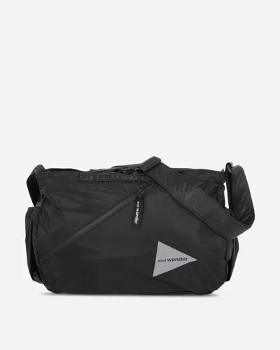 And Wander Sil Shoulder Bag In Black