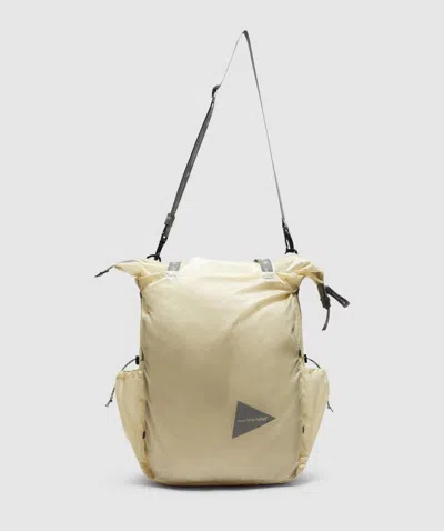 And Wander Sil Tote Bag In Off White