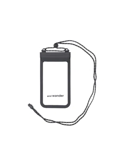 And Wander Smartphone Holder Logo In Black