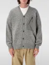 And Wander 62 Shetland Wool Cardigan In Grau