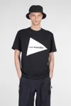 And Wander T-shirt In Black Cotton In Black