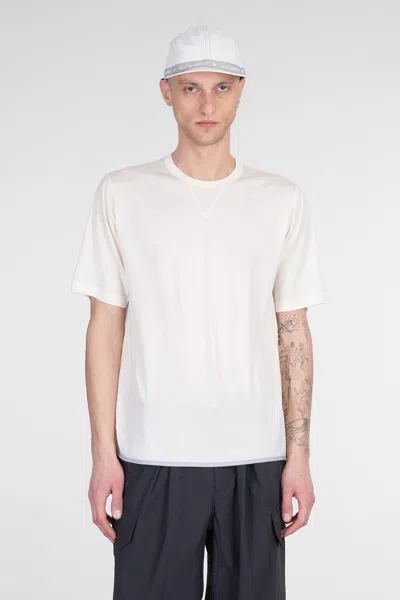 AND WANDER T-SHIRT IN BEIGE WOOL