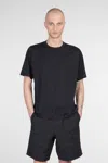 And Wander T-shirt In Black Wool In Black