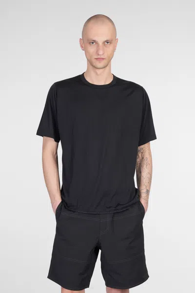 And Wander T-shirt In Black Wool