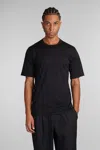 And Wander T-shirt In Black Wool In Black