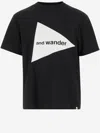 And Wander T-shirt In Black Cotton