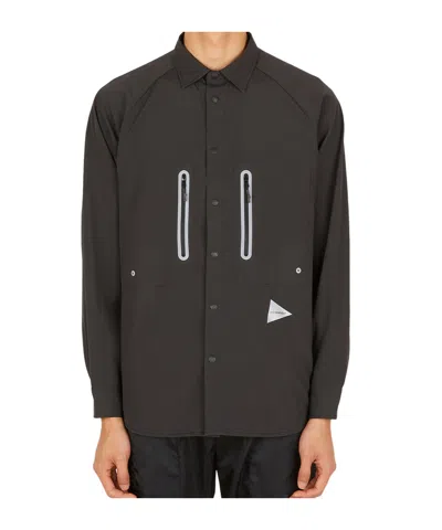 And Wander Tech Shirt In Black