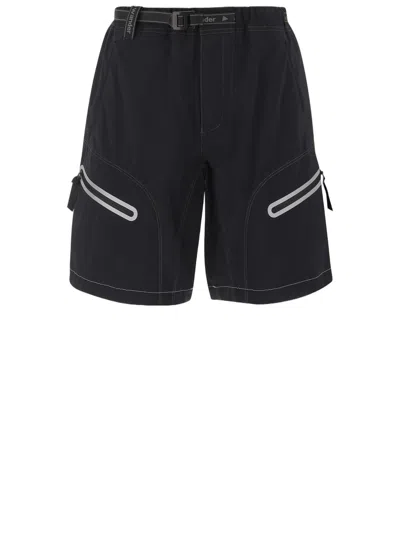 And Wander Technical Fabric Shorts With Elastic Waistband In Black