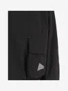 And Wander Technical Nylon Jacket In Black