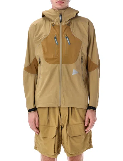 And Wander Technical Performance Jacket - Size L In Beige