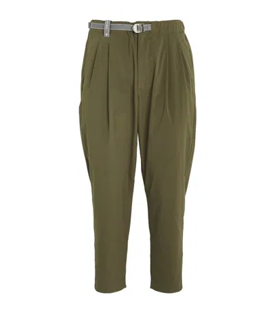 And Wander Technical Trousers In Green