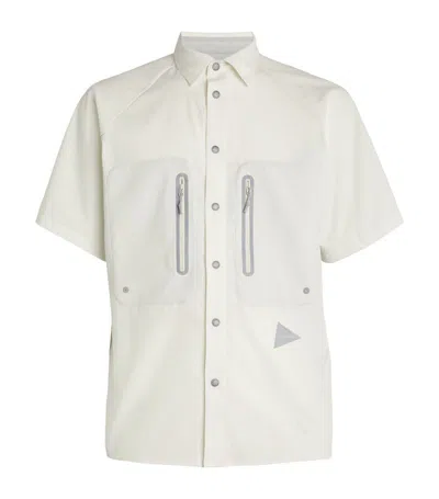 And Wander Technical Shirt In White