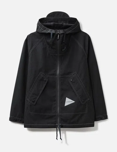 And Wander Tough Aramid Hoodie In Black