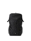 And Wander Geometric Pattern Nylon Backpack In Black