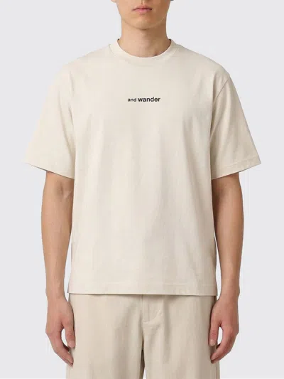 And Wander Tシャツ  メンズ カラー ホワイト In White