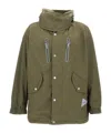 And Wander Water- And Oil-resistant Twill Technical Jacket In Green