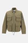 And Wander Water-repellent Cotton-blend Jacket In Green