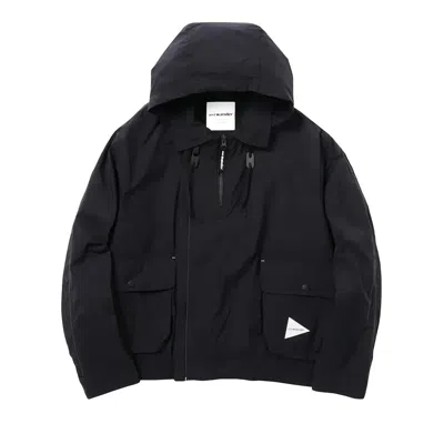 Pre-owned And Wander Water Repellent Light Jacket 2 'black' | Men's Size L