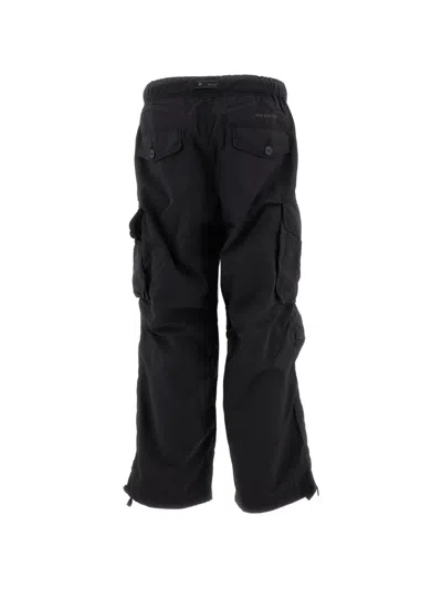 And Wander Water-repellent Ripstop Cargo Pants In Black