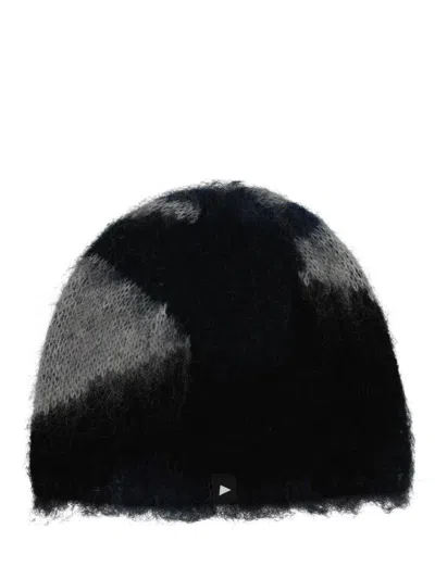 And Wander Wool Blend Beanie In Black