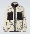 And Wander Map Key Boa Jacket In White