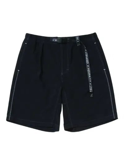 And Wander X Gramicci Belted Shorts In Black