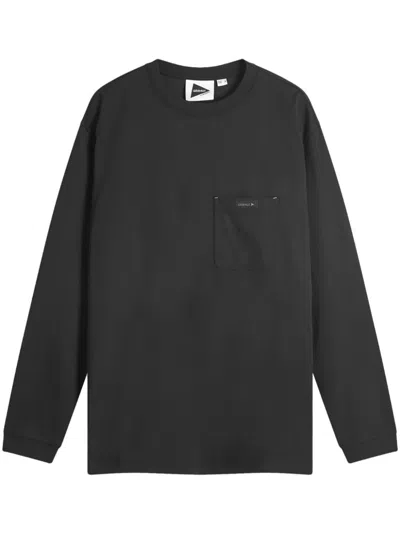 And Wander X Gramicci Logo-print T-shirt In Black