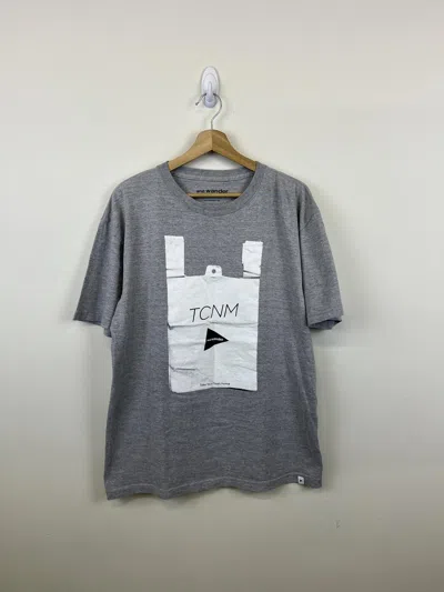 Pre-owned And Wander Take Your Trash Tee In Gray from Grailed