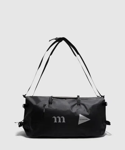 And Wander X Muraco Waterproof Boston Bag In Black