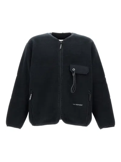 AND WANDER ZIP FLEECE SWEATER