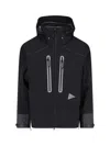 And Wander Black Pertex Shield Waterproof Technical Jacket In Black