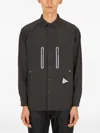 And Wander Zip-pocket Shirt In Black