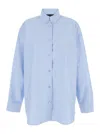 The Andamane Light Blue Shirt With Buttons In Cotton Blend Woman In Blue