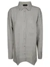 The Andamane Andamane New Georgiana Shirt Oversize In Gray