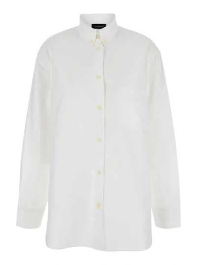 Andamane White Shirt With Buttons In Cotton Blend
