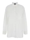 The Andamane White Shirt With Buttons In Cotton Blend Woman In White