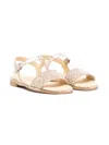 Andanines Ante Sandals In Gold