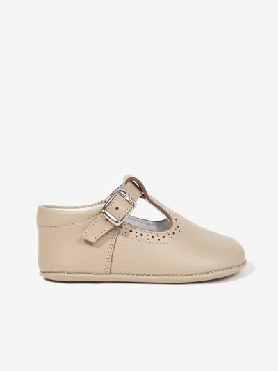 Andanines Kids'  Baby Boys Patent Leather T-bar Shoes In Neutral