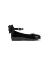 Andanines Bow-detail Ballerina Shoes In Black
