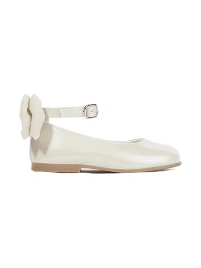 ANDANINES BOW-DETAIL BALLERINAS