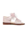 Andanines Bow-detail Sandals In Pink