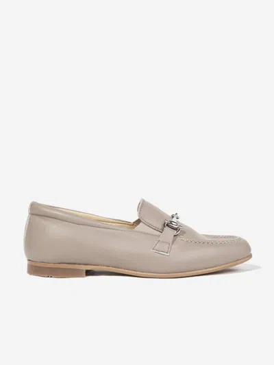 Andanines Kids'  Boys Leather Horsebit Loafers In Nude
