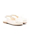 Andanines Faux-pearl Sandals In White
