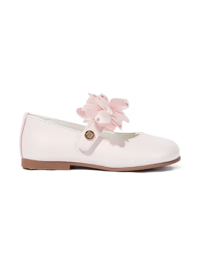 Andanines Kids' Flower-detail Ballet Flats
