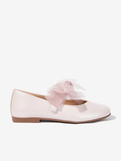 Andanines Kids' Girls Bow Shoes In Pink