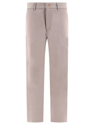 Andblue Carpenter Trousers In Brown