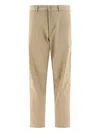 Andblue Cotton-blend Trousers In Brown