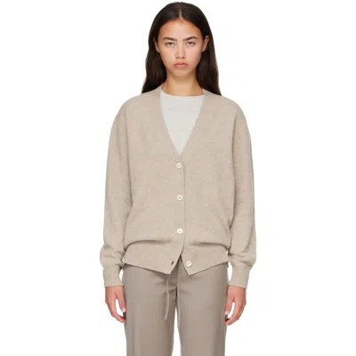 And-daughter Beige Ava Cardigan In Oat