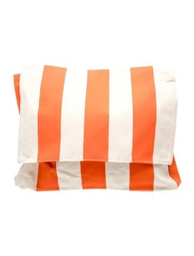 Pre-owned And-daughter Canvas Clutch In Orange